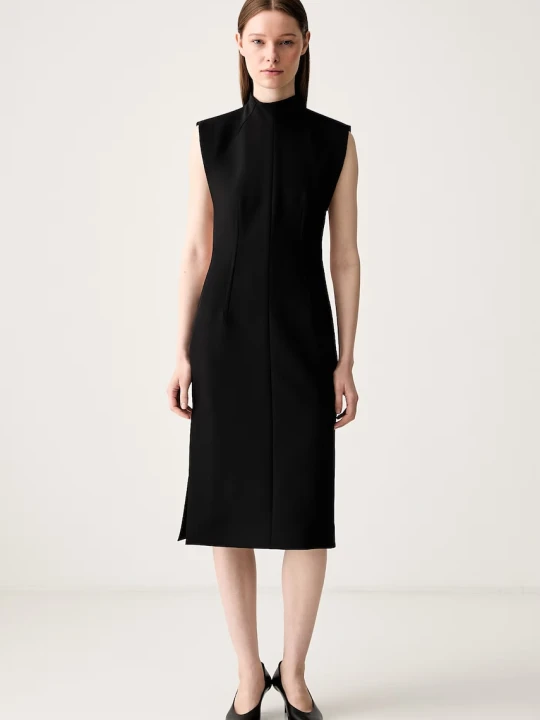 Zdjęcie produktu Sportmax Alete1234 sukienka gładka z dodatkiem wełny