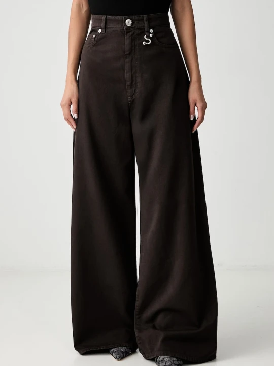 Zdjęcie produktu Sportmax Siamese jeansy wide leg damskie