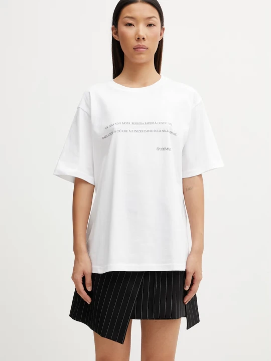 Zdjęcie produktu Sportmax Spdquiete t-shirt bawełniany damski