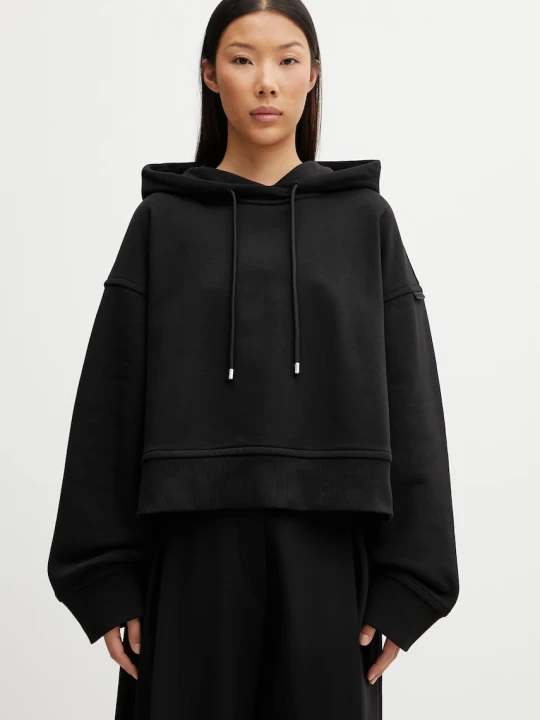 Zdjęcie produktu Sportmax Spdslogan bluza z kapturem bawełniana damska