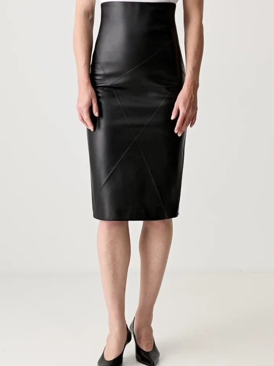 Zdjęcie produktu Sportmax spódnica skórzana