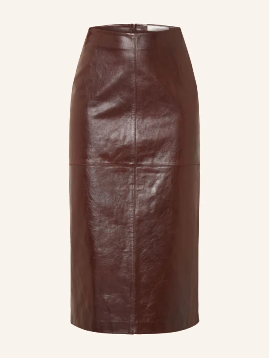 Zdjęcie produktu Sportmax Spódnica Skórzana Lappole rot CIEMNOCZERWONY