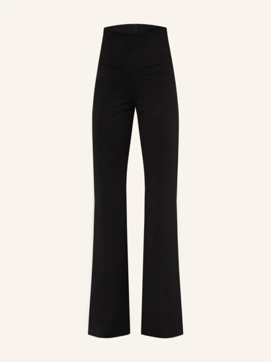 Zdjęcie produktu Sportmax Spodnie Bootcut Gettone Z Dżerseju schwarz CZARNY