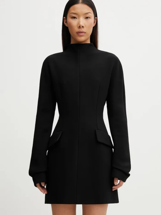 Zdjęcie produktu Sportmax Spxtefrite mała czarna gładka z wełną