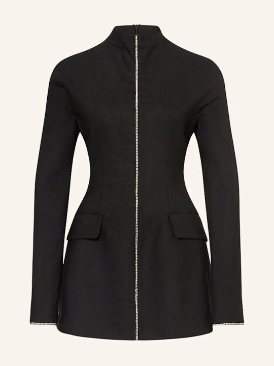 Zdjęcie produktu Sportmax Sukienka tefrite01 Z Ozdobnymi Kamykami schwarz CZARNY