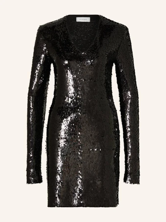 Zdjęcie produktu Sportmax Sukienka Z Cekinami Pineta schwarz CZARNY