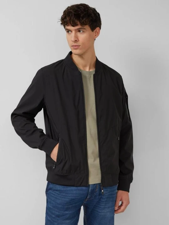 Zdjęcie produktu Sportowa kurtka softshell z kołnierzem typu bomber s.Oliver czarny