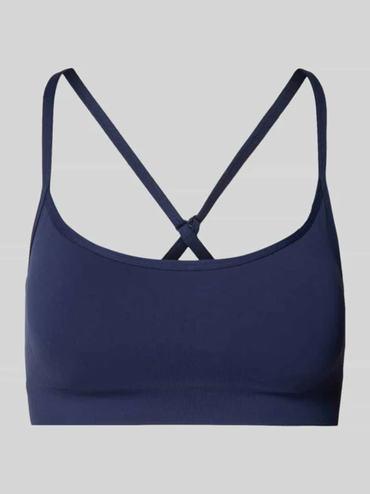 Zdjęcie produktu Sportowy biustonosz w kroju slim fit z regulowanymi ramiączkami Fabletics Ciemnoniebieski