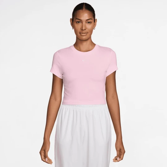 Zdjęcie produktu Sportswear Chill Knit Cropped T-Shirt Nike różowy