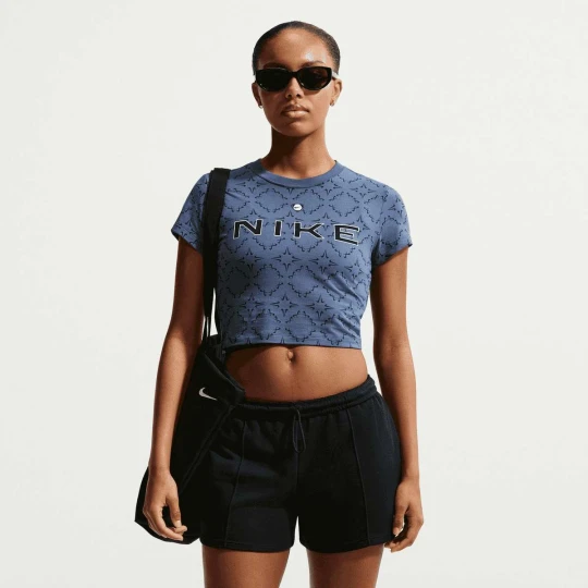 Zdjęcie produktu Sportswear Chill Knit Cropped T-Shirt Nike niebieski