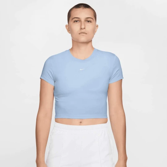 Zdjęcie produktu Sportswear Chill Knit Cropped T-Shirt Nike niebieski
