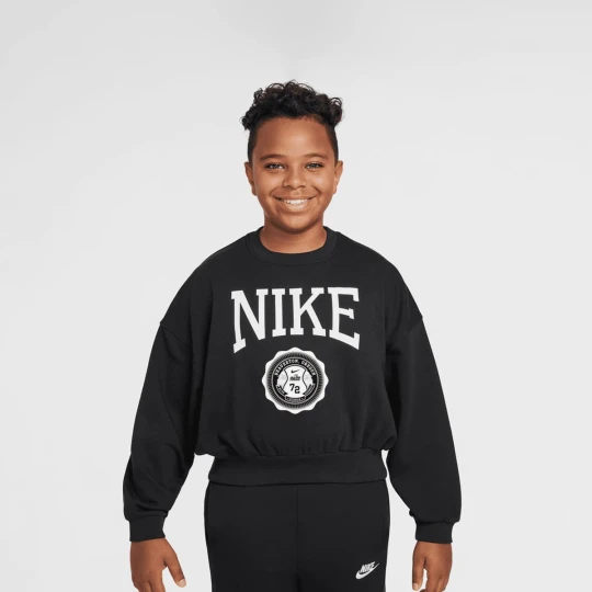 Zdjęcie produktu Sportswear Club French Terry Boxy Crew Graphics Star Nike czarny