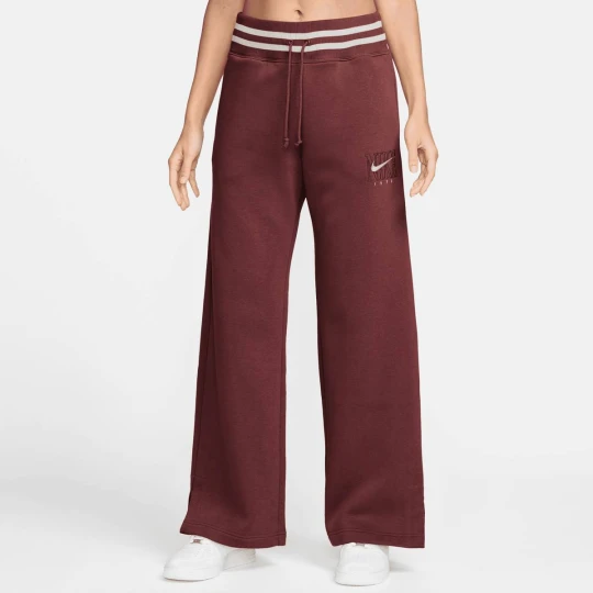 Zdjęcie produktu Sportswear Phoenix Fleece High-Rise Graphics Wide Pants Nike czerwony