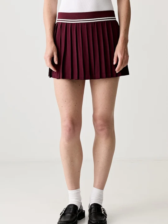 Zdjęcie produktu Sporty & Rich Abigail spódnica plisowana z wiskozą