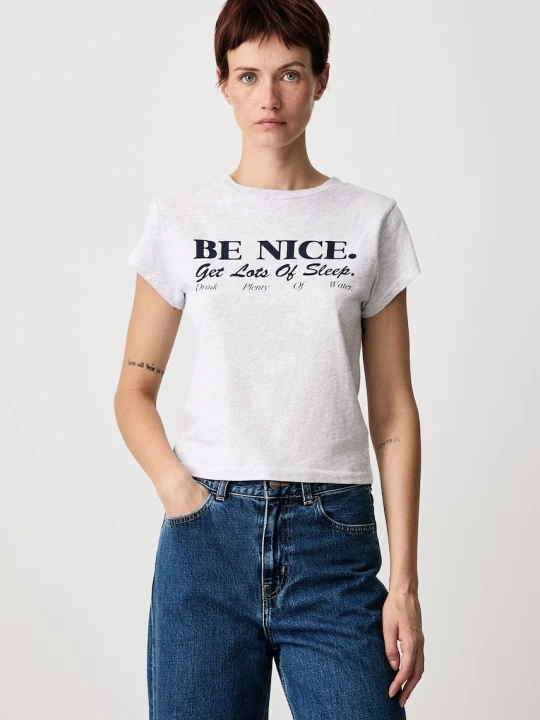 Zdjęcie produktu Sporty & Rich Be Nice T-shirt bawełniany damski