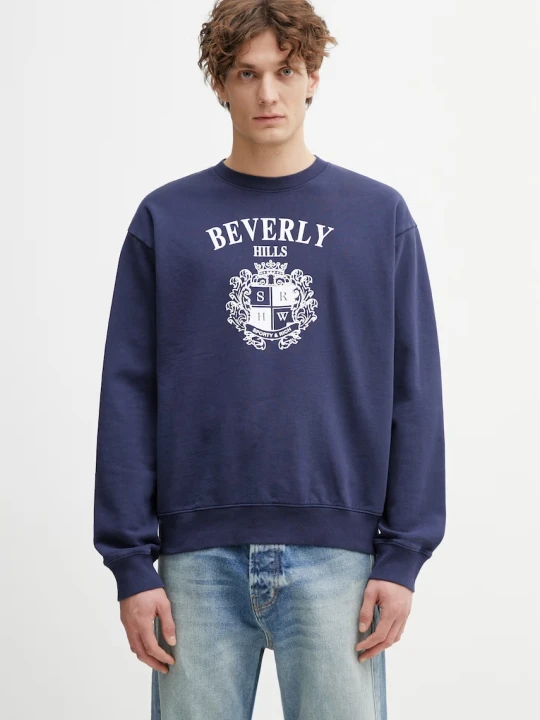 Zdjęcie produktu Sporty & Rich BH Crest bluza oversize bawełniana męska