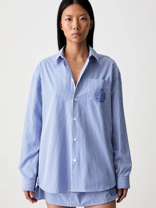 Zdjęcie produktu Sporty & Rich H&W Crest koszula bawełniana damska