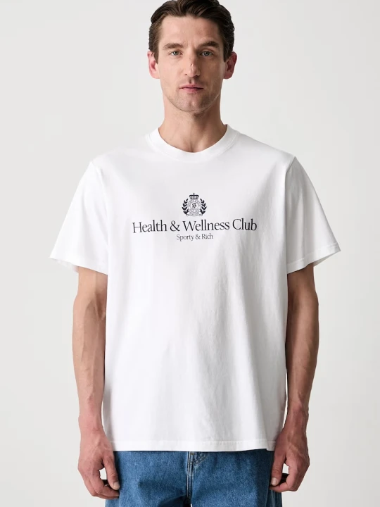 Zdjęcie produktu Sporty & Rich H&W Crest T-shirt bawełniany