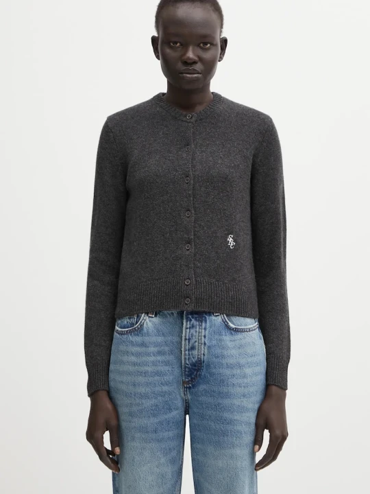 Zdjęcie produktu Sporty & Rich kardigan wełniany SRC Cashmere