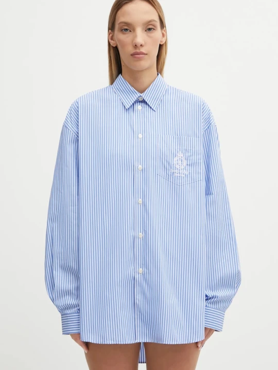 Zdjęcie produktu Sporty & Rich koszula bawełniana Crown Tennis Oversized