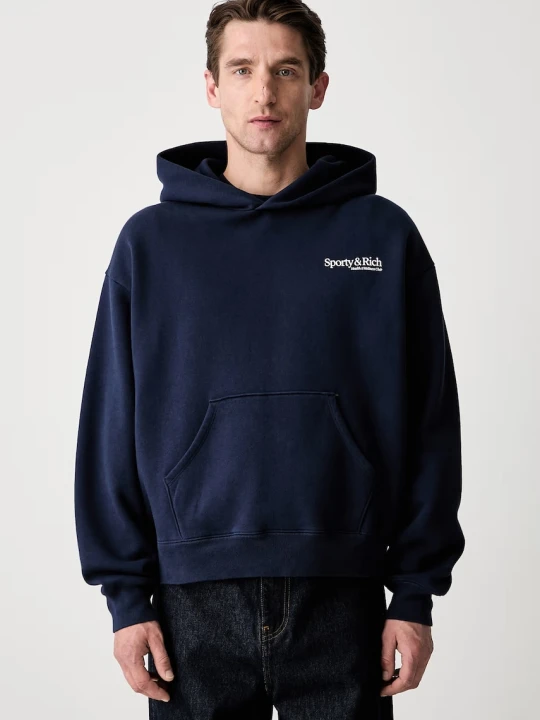 Zdjęcie produktu Sporty & Rich Modern bluza z kapturem bawełniana