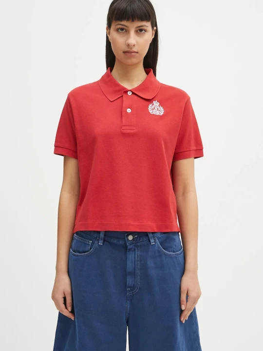 Zdjęcie produktu Sporty & Rich polo bawełniane H&W Crest Pique