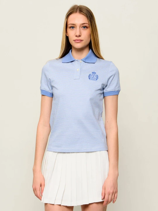 Zdjęcie produktu Sporty&Rich Polo NY Crest Prep | Slim Fit Sporty & Rich niebieski