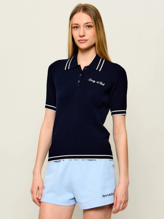 Zdjęcie produktu Sporty&Rich Polo | Regular Fit Sporty & Rich granatowy