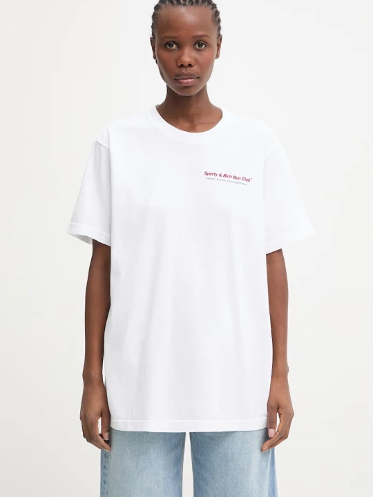 Zdjęcie produktu Sporty & Rich Run Club t-shirt bawełniany damski