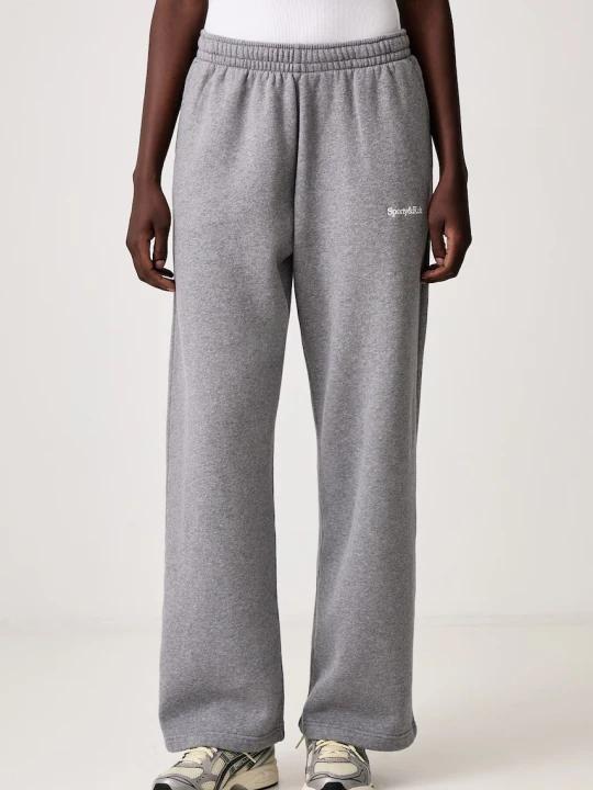 Zdjęcie produktu Sporty & Rich Serif Logo spodnie dresowe bawełniane damskie