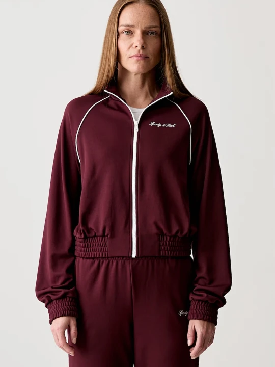 Zdjęcie produktu Sporty & Rich Signature Logo Retro Track bluza rozpinana damska