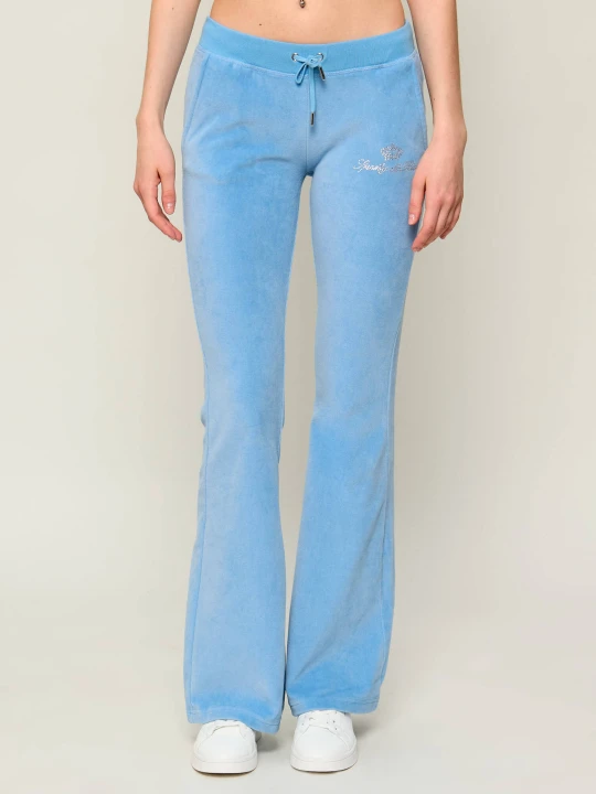 Zdjęcie produktu Sporty&Rich Spodnie dresowe Sporty & Rich x Juicy Couture | flare fit niebieski