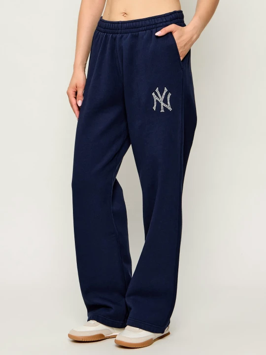 Zdjęcie produktu Sporty&Rich Spodnie dresowe Yankees Krystal | Relaxed fit Sporty & Rich granatowy