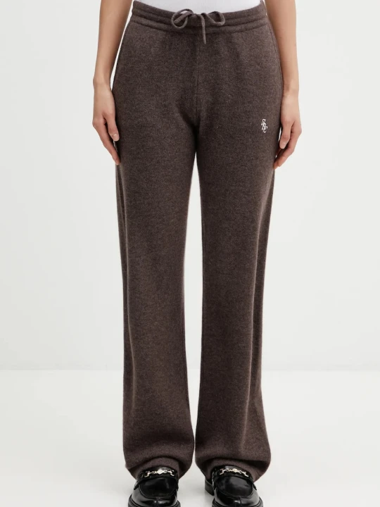 Zdjęcie produktu Sporty & Rich spodnie wełniane SRC Cashmere