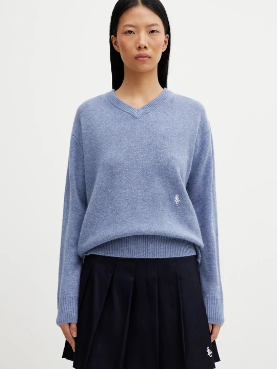 Zdjęcie produktu Sporty & Rich sweter wełniany SRC Cashmere