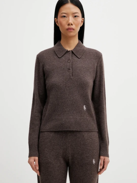 Zdjęcie produktu Sporty & Rich sweter wełniany SRC Cashmere
