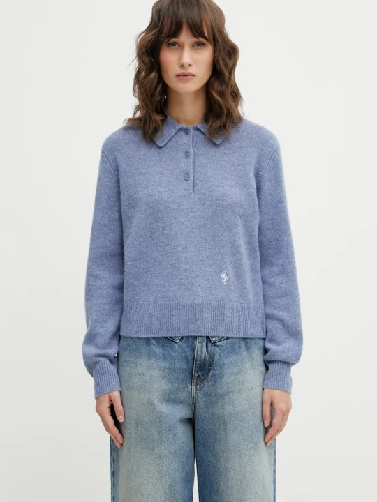 Zdjęcie produktu Sporty & Rich sweter wełniany SRC Cashmere