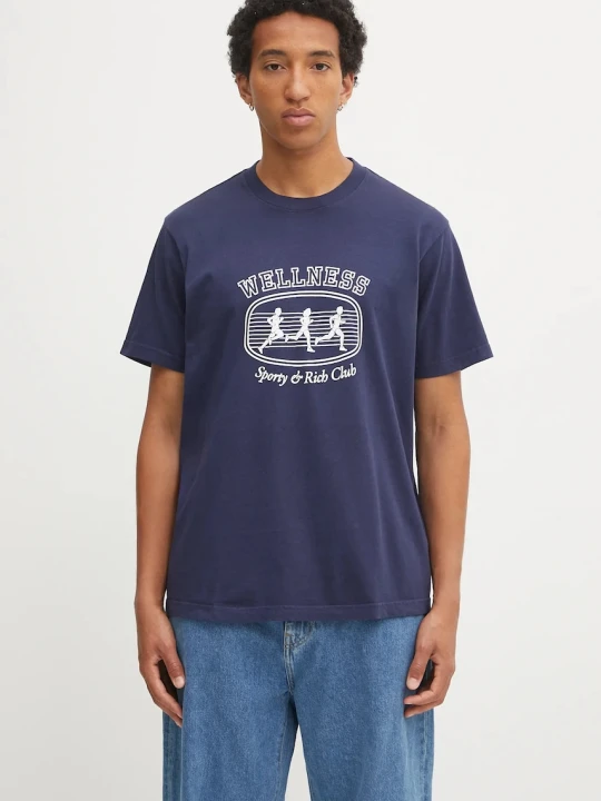 Zdjęcie produktu Sporty & Rich t-shirt bawełniany Paris Marathon