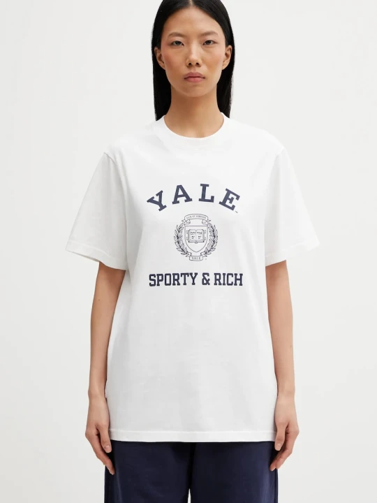 Zdjęcie produktu Sporty & Rich t-shirt bawełniany Veritas