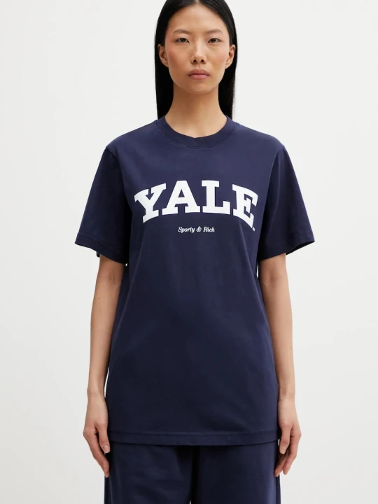 Zdjęcie produktu Sporty & Rich t-shirt bawełniany Yale Classic