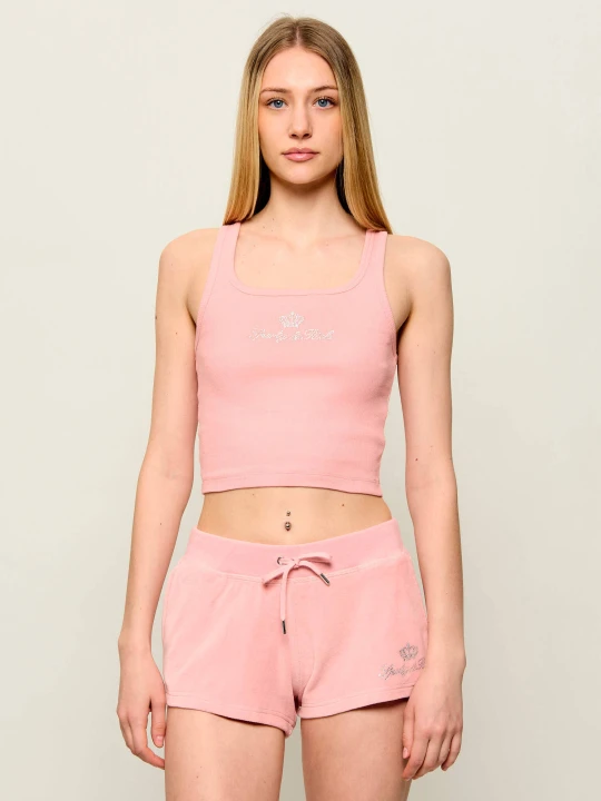 Zdjęcie produktu Sporty&Rich Top Juicy Crown | Sporty & Rich x Juicy Couture | Cropped Fit różowy