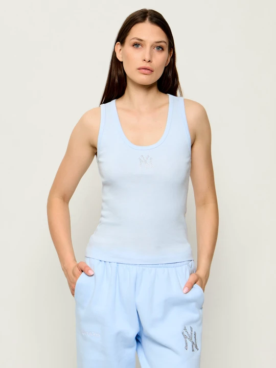 Zdjęcie produktu Sporty&Rich Top Yankees Krystal | Slim Fit Sporty & Rich błękitny