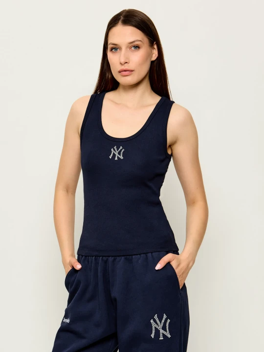 Zdjęcie produktu Sporty&Rich Top Yankees Krystal | Slim Fit Sporty & Rich granatowy