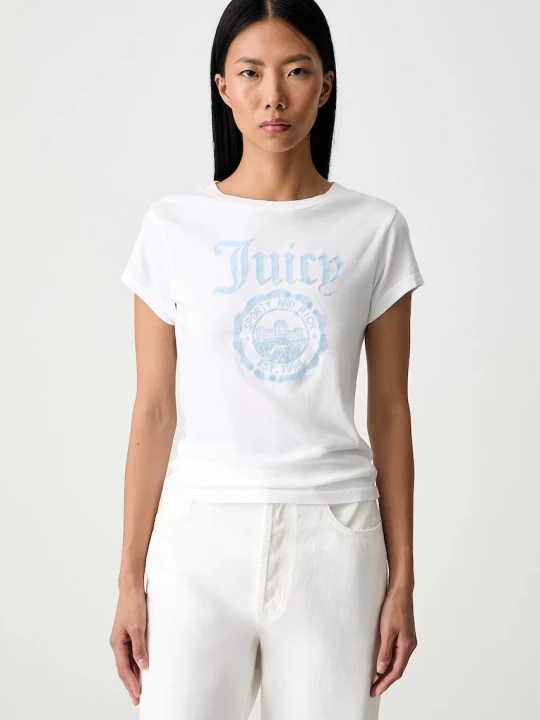 Zdjęcie produktu Sporty & Rich x Juicy Couture T-shirt bawełniany damski