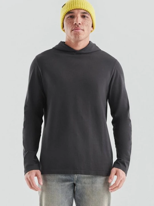 Zdjęcie produktu Sprana bluza z kapturem QS czarny