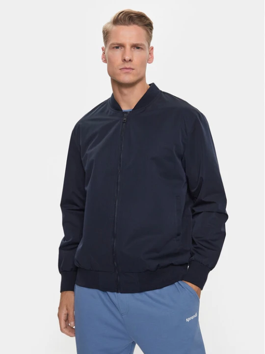 Zdjęcie produktu Sprandi Kurtka bomber SP3-KUM002 Granatowy Regular Fit