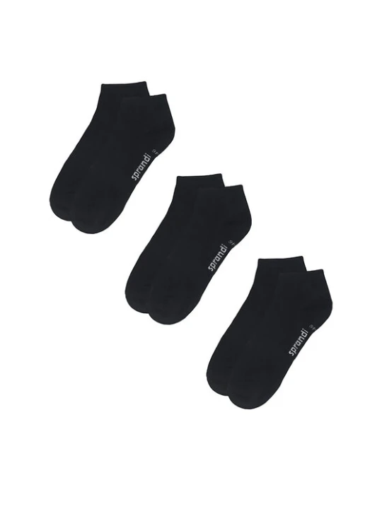Zdjęcie produktu Sprandi Skarpety krótkie 0MB-002-AW23 (3-pack) Czarny