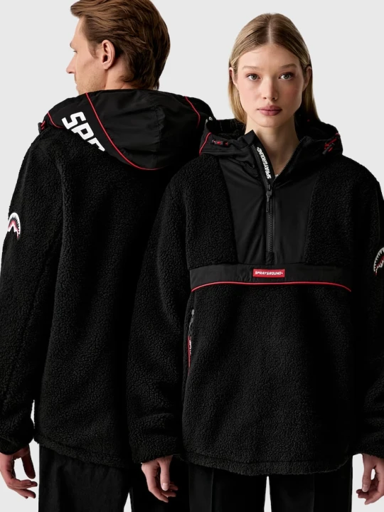Zdjęcie produktu Sprayground anorak polarowy czarny