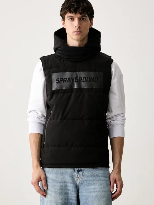 Zdjęcie produktu Sprayground bezrękawnik z kapturem męski czarny