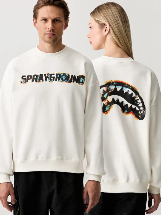 Zdjęcie produktu Sprayground bluza bawełniana beżowy